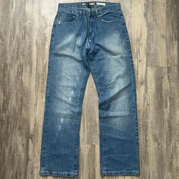 Y2K Southpole Bootcut Fit Denim Jeans Size 34X32 - Picture 4 of 8